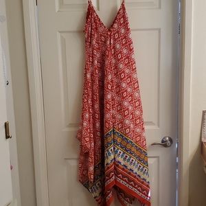 Red dress casual colorful for everyday to enjoy